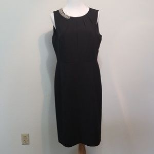 Sexy LBD Dress w Silver Accents